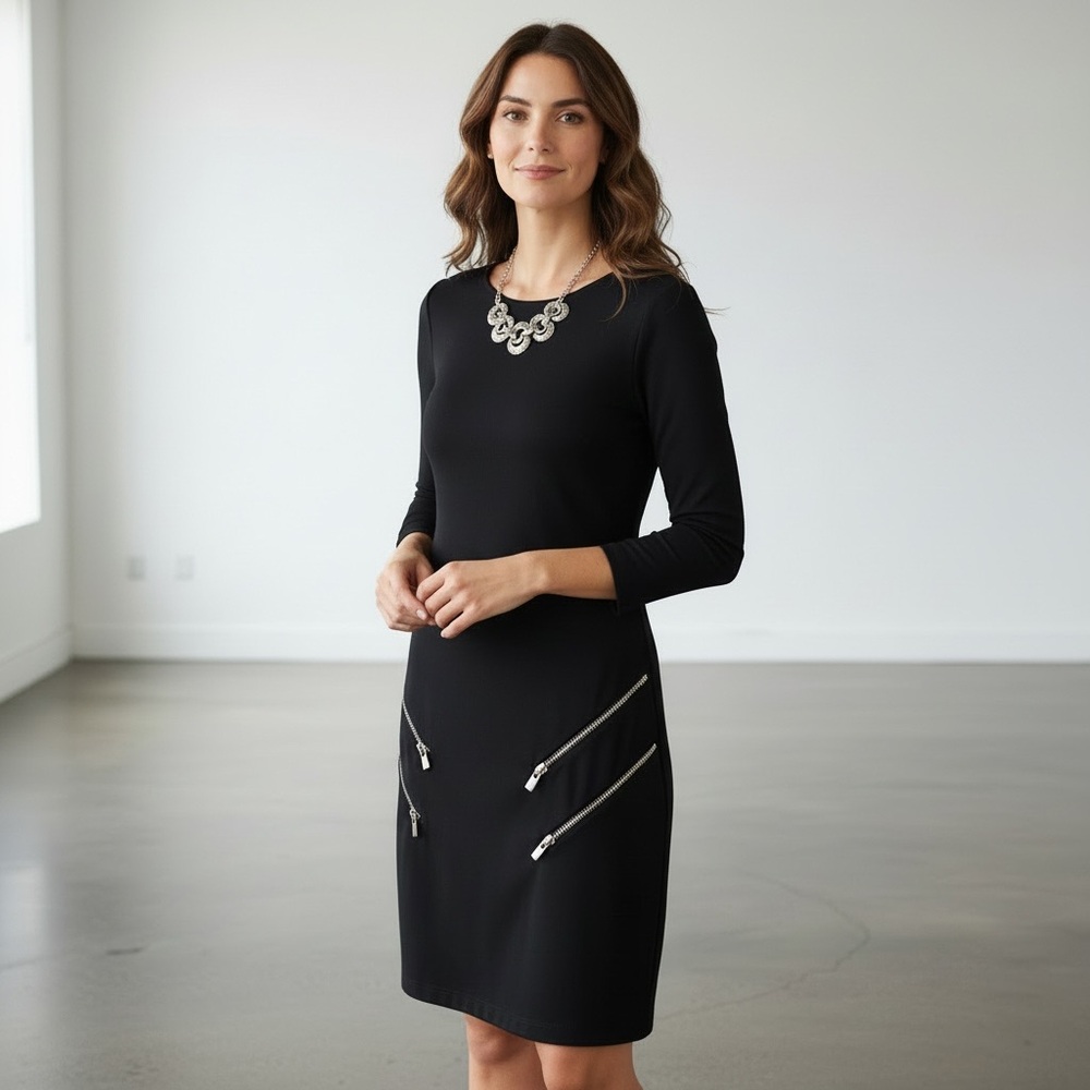 Express Ponte Knit Dress